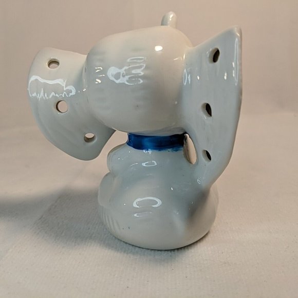 Vintage 70s Ceramic Elephant Earring Ring Holder 3 Pairs Figurine Retro Jewelry - Picture 3 of 5
